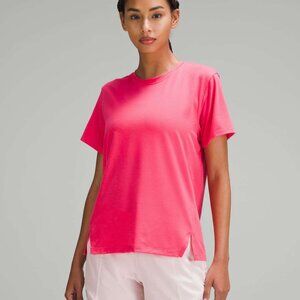 lululemon Relaxed-Fit Running T-Shirt - Lip Gloss Pink - Size 12
